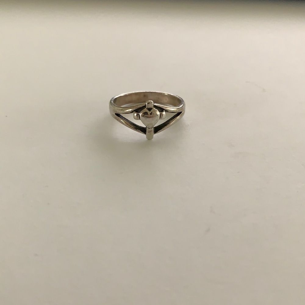 James Avery Heart Cross Ring- retired